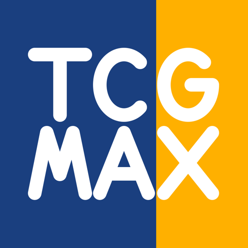 The TCG MAX app icon: the letters TCG MAX in white on blue and gold.